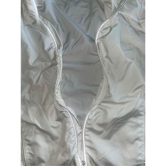 Nike Women's Windbreaker Zip Up Jacket Size XL White - Picture 6 of 9